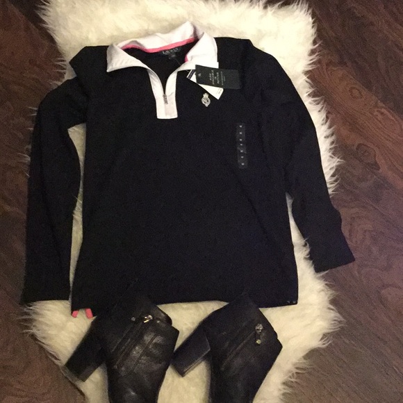 Lauren Ralph Lauren Tops - Lauren Ralph Lauren Long Sleeve Collared Top